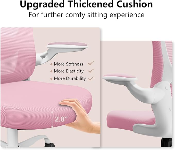 Ergonomic Office Chair, Comfort Swivel Home Office Task Chair, Breathable Mesh - Image 3