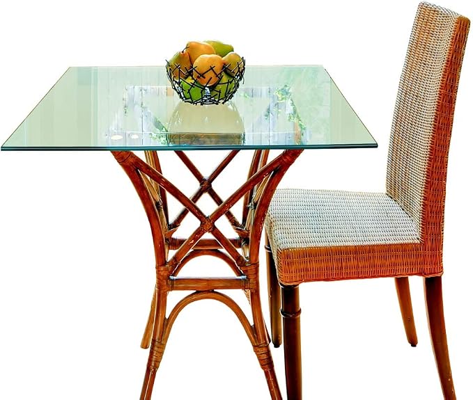 Dulles Glass 30 inch Square Glass Table Top - Image 6