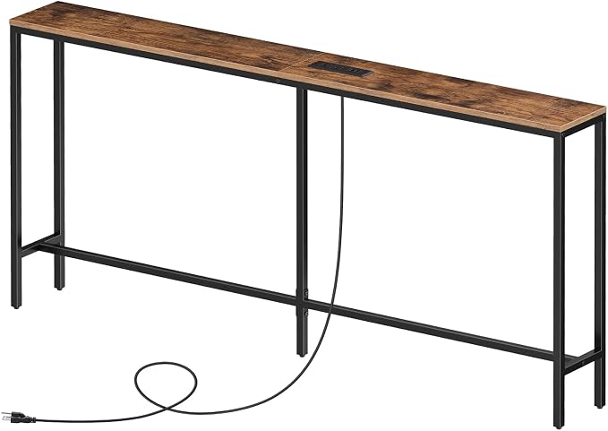 MAHANCRIS 63'' Skinny Console Table by MAHANCRIS