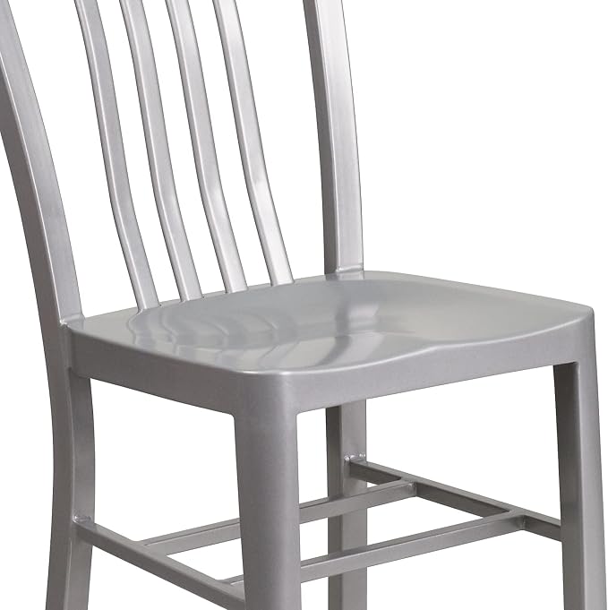 Flash Furniture Gael Indoor/Outdoor Modern Metal Dining Chairs, - Image 7