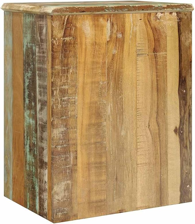 Vintage Reclaimed Wood End Table - Image 9