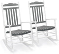 VINGLI Wooden Rocking Chair Outdoor, Patio Rockers by VINGLI