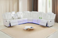 A Ainehome Power Furniture Reclining Sectional Sofa Set, Living Room Power by AAinehome