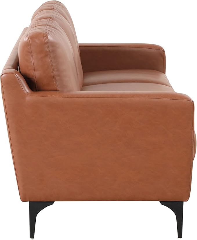 Serta Triton 55.5" Loveseat, Transitional Modern, Dreamcoil Comfort, Metal Legs - Image 4