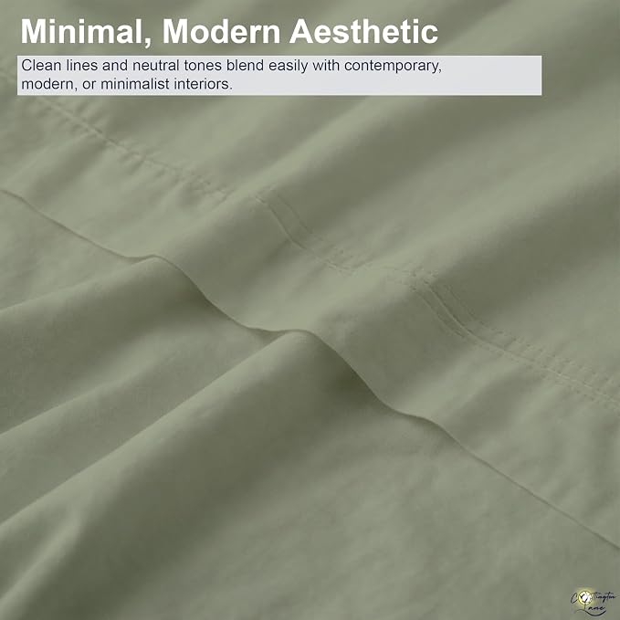 Cottington Lane Sleeper Sofa Sheets Queen Size, 4 Piece Premium Quality 100% - Image 7