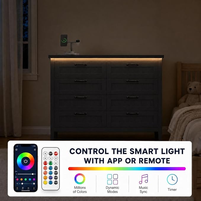 GarveeLife 8 Drawer Chest Dresser - Image 6