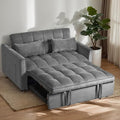 Ball & Cast 53" Sleeper Sofa, 3-in-1 Convertible Pull Out Couch, Velvet Loveseat by BallCast
