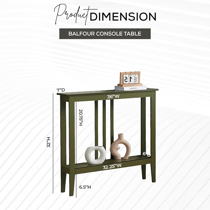 Kings Brand Furniture Narrow Console Table - Image 2