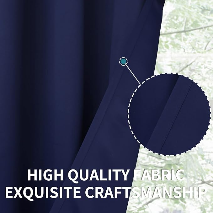 BGment Kitchen Curtains for Small Windows, 45 inch Curtains 2 Panels Set - Image 7