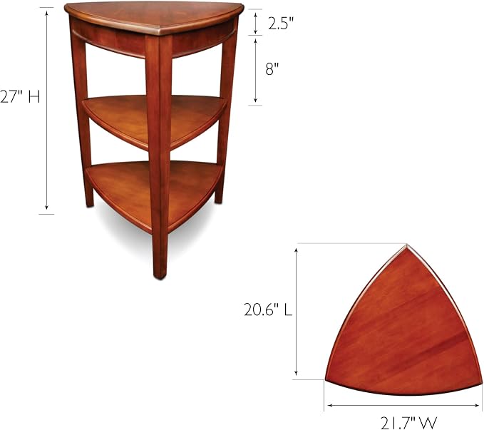 Shield Solid Wood Tiered End Table - Image 2