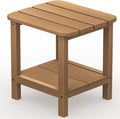 SERWALL Double Adirondack Side Table Rectangular End Table by SERWALL
