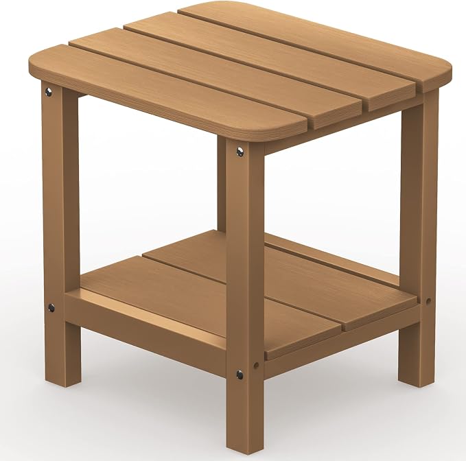 SERWALL Double Adirondack Side Table Rectangular End Table by SERWALL