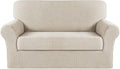 Turquoize Stretch Sofa Slipcover 2 Pieces Sofa Cover Couch Cover by Turquoize