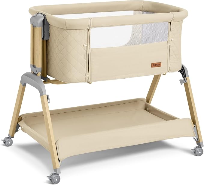TotRun Bassinet Bedside Sleeper, Rocking Bassinets by TotRun