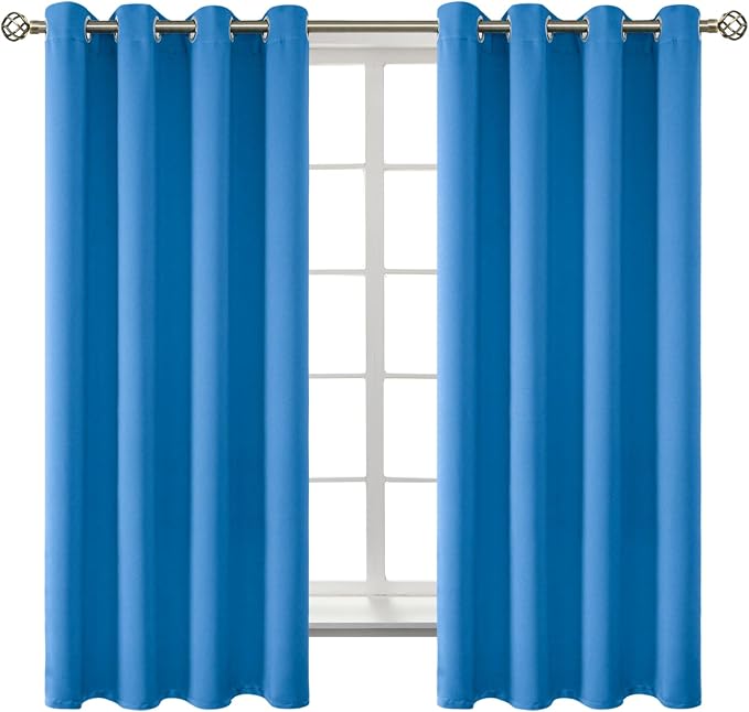 BGment Room Darkening Curtains 63 Inches Long by BGment