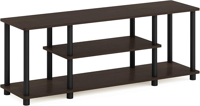 Furinno Turn-N-Tube No Tools 3D 3-Tier Entertainment TV Stand up to 50 inch TV - Image 4