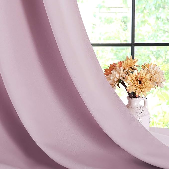 NICETOWN Room Darkening Draperies Curtains - Image 5