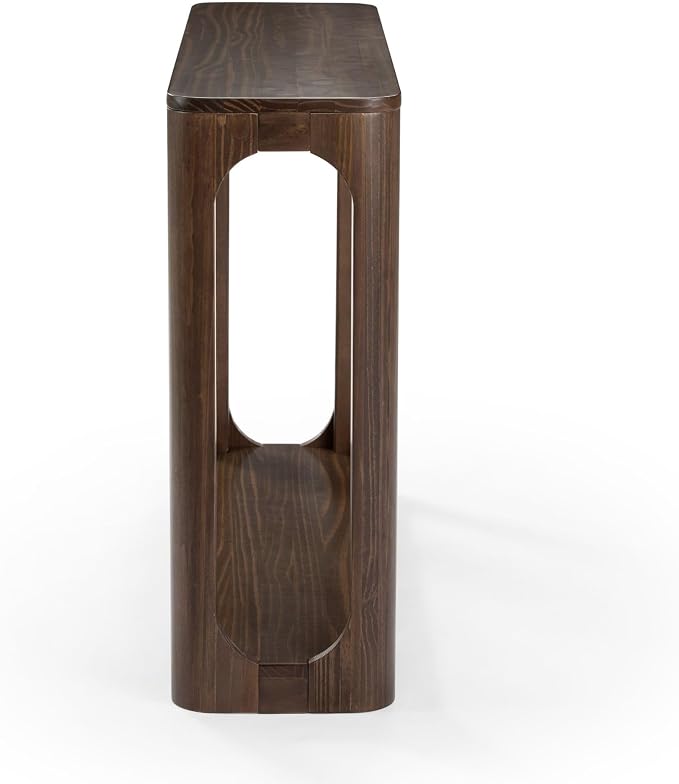Plank+Beam Forma Console Table, 46 Inch, Solid Wood Sofa Table, Entryway Table - Image 5