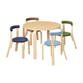 ECR4Kids Bentwood Table and Curved Back Chair Set, Kids Furniture by ECR4Kids