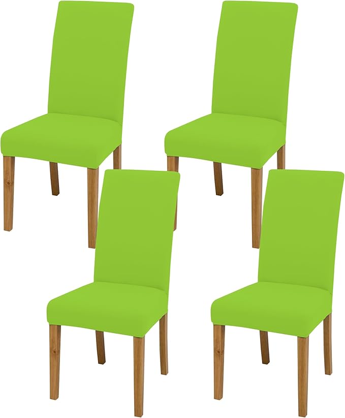 BIETYONE Stretch Dining Chair Covers Set of 4, Soft Removable Washable Kitchen by BIETYONE