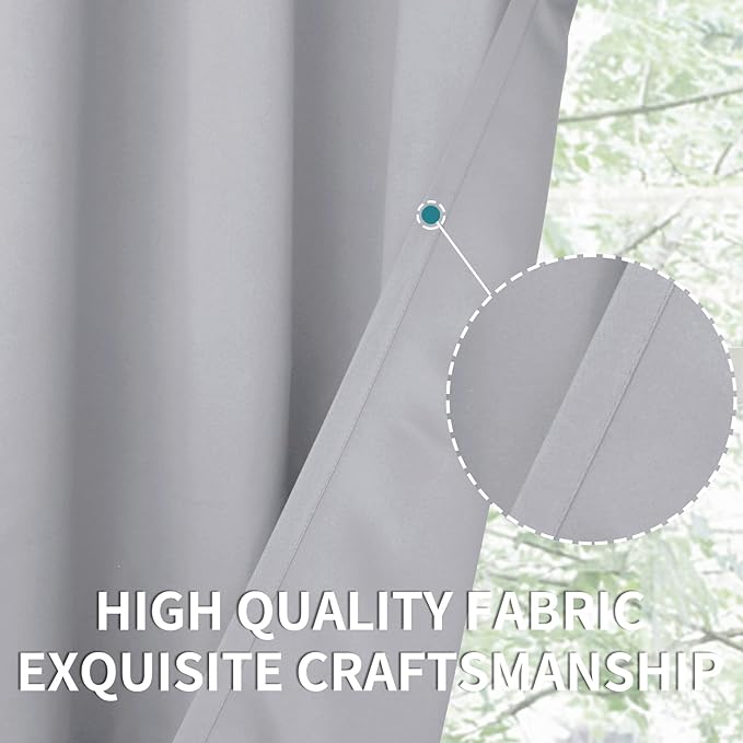 BGment Room Darkening Curtains for Bedroom - Image 7