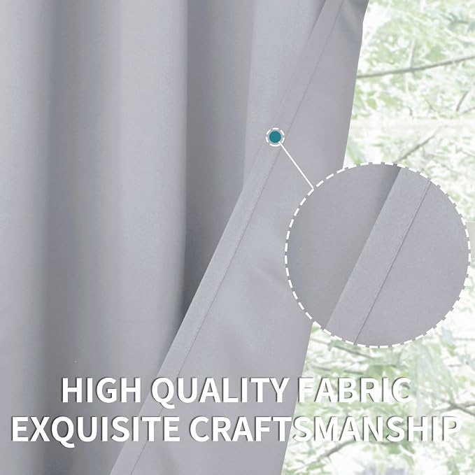 BGment Room Darkening Curtains 54 Inches Long - Image 7