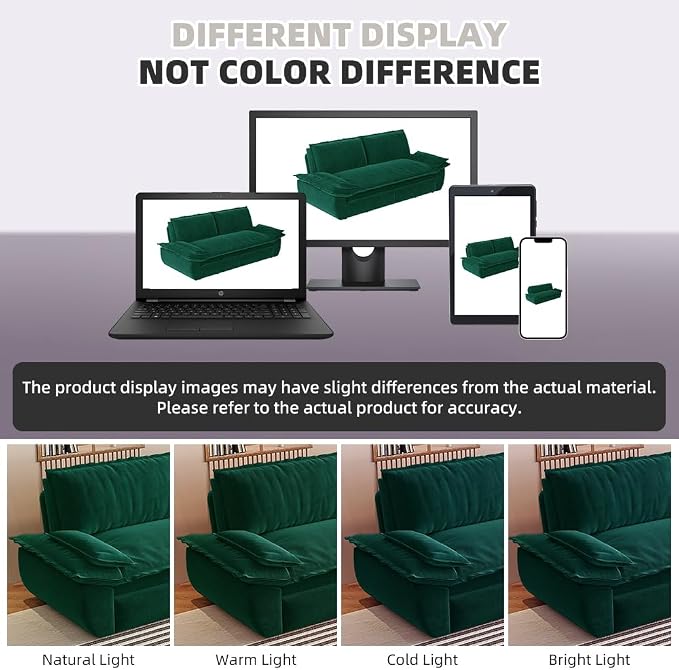 KEIKI 73.2" Pull Out Sofa Bed Queen, 3-in-1 Convertible Sleeper Couch - Image 6
