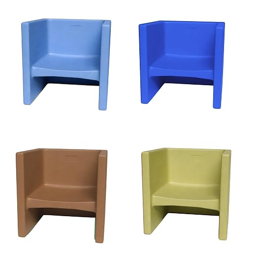 Children's Factory Cube Chairs, Woodland CF910-047, Classroom Furniture by ChildrensFactory