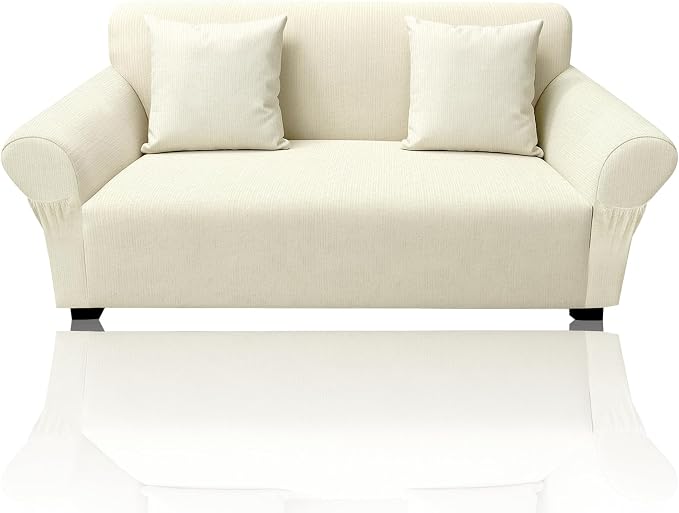 Loveseat Slipcover with 2 Pillow Cover by Jcones