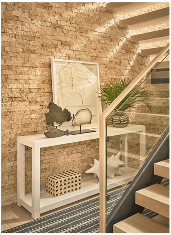 Coastal Living Hermosa Console in Weathered White Oak - Image 2