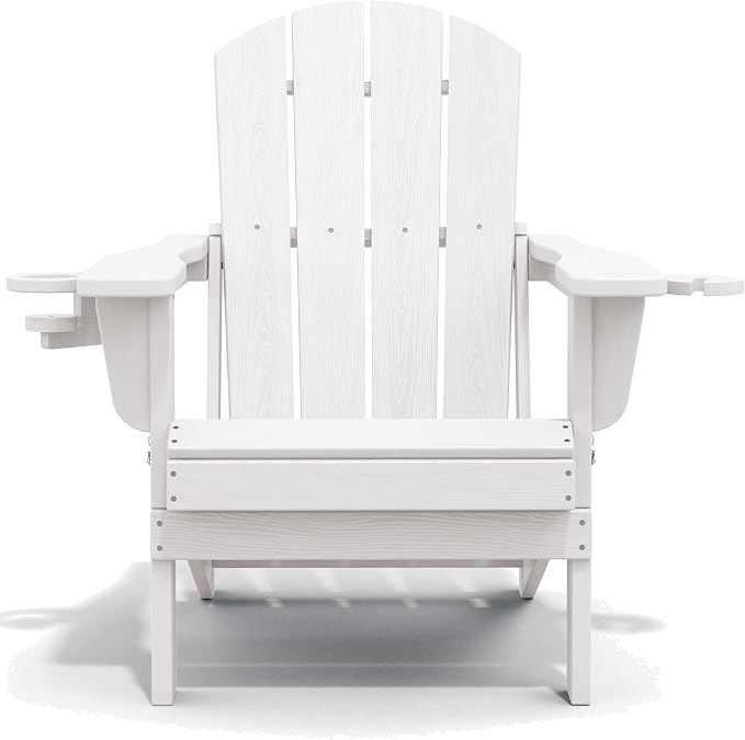 SERWALL Adirondack Chair with Cup Holders - Image 10