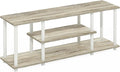 Furinno Turn-N-Tube No Tools 3D 3-Tier Entertainment TV Stand up to 50 inch TV by Furinno-FitsYourSpaceFitsYourBudget
