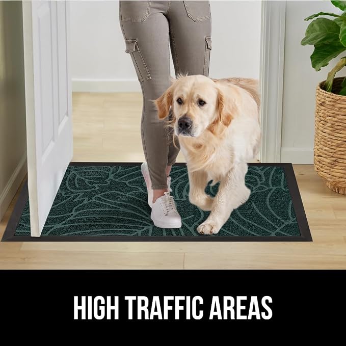 GORILLA GRIP 100% Waterproof All-Season WeatherMAX Doormat, US Designed Natural - Image 6