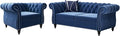 QHITTY 2 Piece Living Room Set, Sectional Chesterfield Sofa Chair Contemporary by QHITTYFurnitureLife