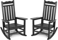 Stoog All-Weather Outdoor Rocking Chairs Set of 2, Oversized Rocking Chairs by Stoog