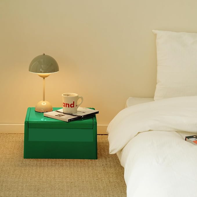 Nightstand Bedside with Storage Space, Dorm and Small Spaces, Easy Assembly - Image 4