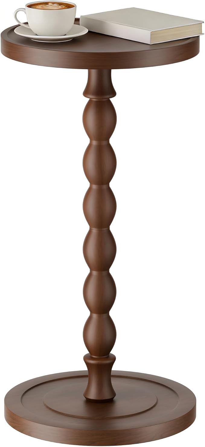 Small Side Table, Rubberwood‌ Drink Table by Unknown