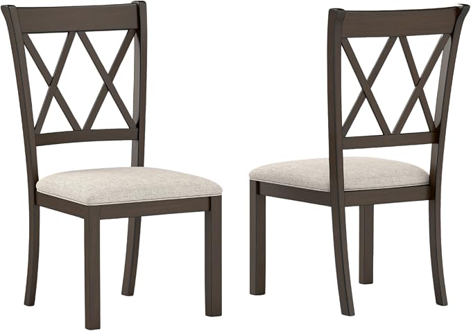Roundhill Furniture Windvale Fabric Upholstered Dining Chair - Image 7