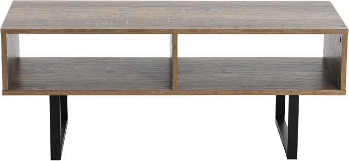 Household Essentials Jamestown TV Stand Coffee Table - Image 4