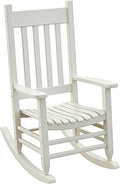 Oversized Outdoor Wooden Rocking Chair by Unknown