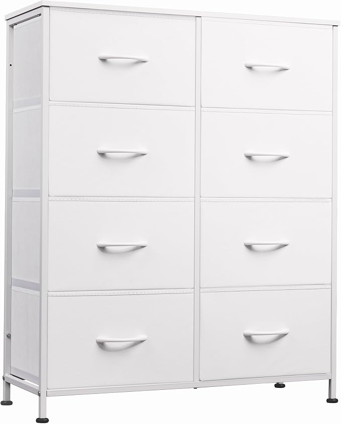 WLIVE Fabric Dresser for Bedroom, Tall Dresser by WLIVE