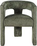 Jofran Gwen Jacquard Upholstered Accent Chair, Modern Luxury Plush Sculptural by Jofran+Inc.