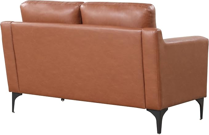 Serta Triton 55.5" Loveseat, Transitional Modern, Dreamcoil Comfort, Metal Legs - Image 5
