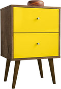 Manhattan Comfort Liberty Mid Century Modern Nightstand by ManhattanComfort