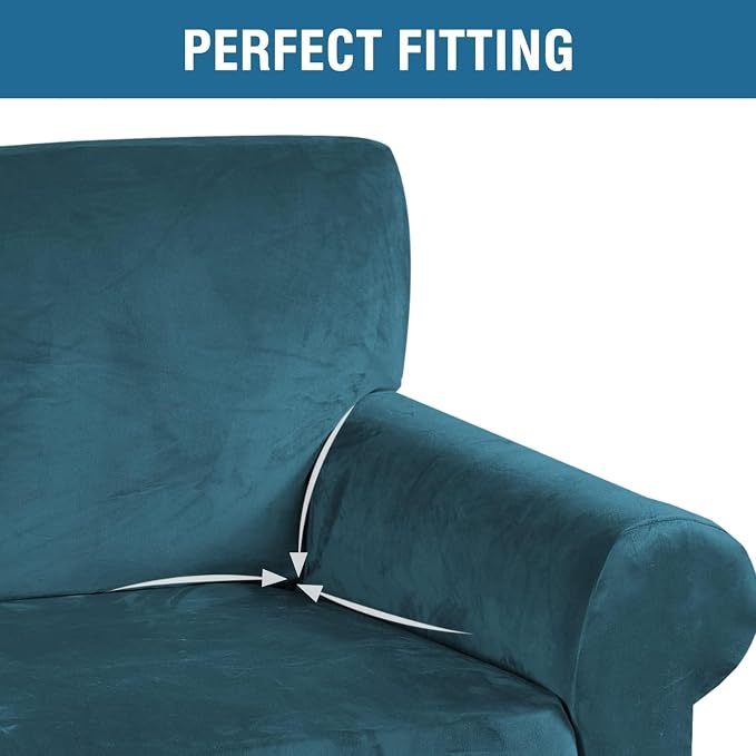 H.VERSAILTEX Stretch Velvet Sofa Covers - Image 4