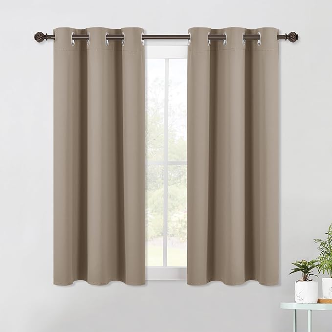 NICETOWN Taupe Blackout Curtain Panels by NICETOWN