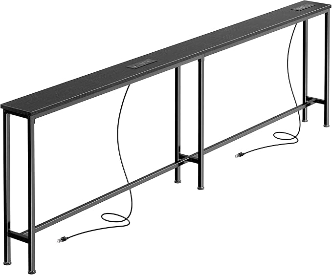 SUPERJARE 79 Inch Sofa Table by SUPERJARE