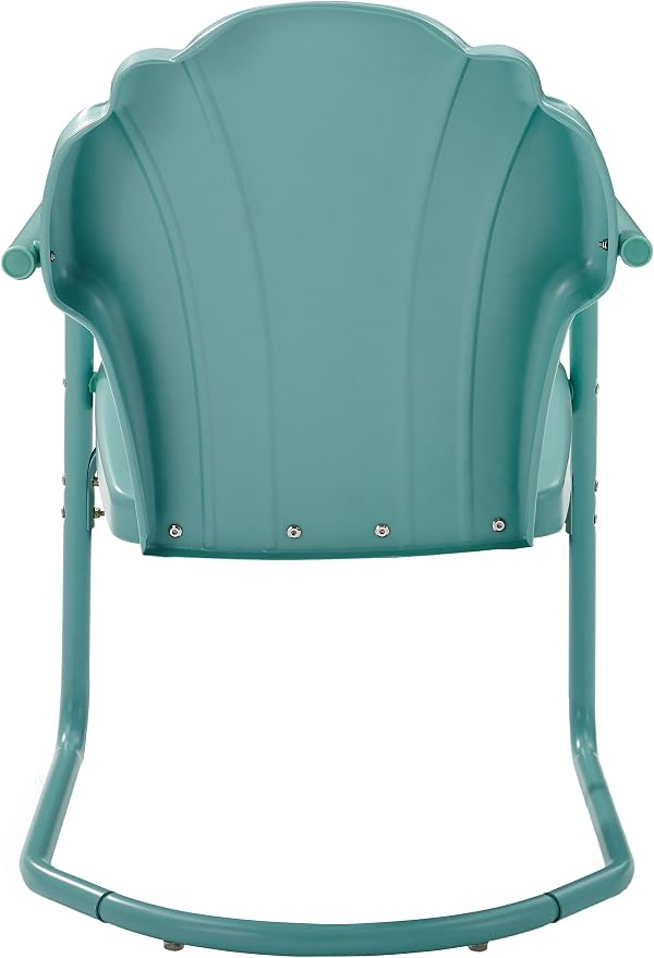 Crosley Furniture Tulip 2-Piece Outdoor Chair Set, Retro Metal Patio Chairs - Image 6