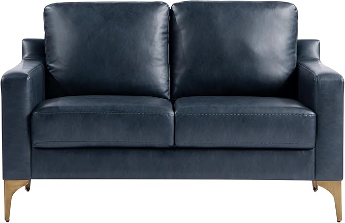Serta Triton 55.5" Loveseat, Transitional Modern, Dreamcoil Comfort, Metal Legs - Image 2