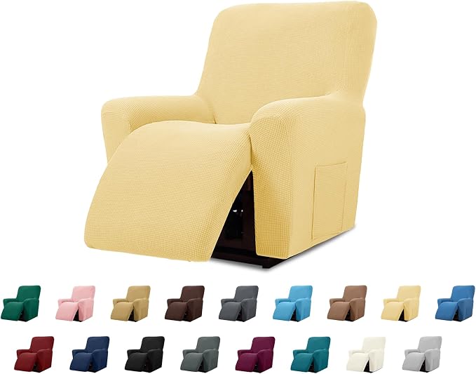 Cupuamon Recliner Chair Covers, Lazy Boy Recliner Covers Stretch Reclining by Cupuamon